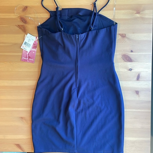 NWT Navy Blue Event Minidress Size M by Emerald Sundae - Picture 3 of 4